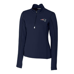 NFL New England Patriots Cutter & Buck Women's Traverse Half-Zip Pullover Jacket