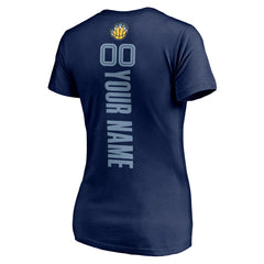 Memphis Grizzlies Women's Playmaker Personalized Name & Number V-Neck T-Shirt - Navy discount