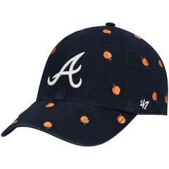 Atlanta Braves Women's Confetti Clean Up Adjustable Hat - Navy | 47 brand