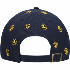 Milwaukee Brewers Women's Confetti Clean Up Adjustable Hat - Navy | 47 brand