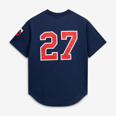 David Ortiz Minnesota Twins 2002 Cooperstown Collection Mesh Batting Practice Jersey - Navy | Mitchell & Ness