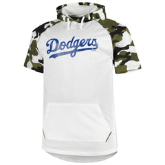 Mookie Betts Los Angeles Dodgers Player Big & Tall Raglan Hoodie T-Shirt - White/Camo