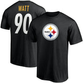 NFL Pittsburgh Steelers T.J. Watt Player Icon Name & Number T-Shirt