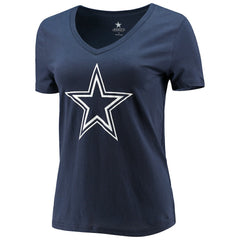 NFL Dallas Cowboys CeeDee Lamb Women's Player Icon Name & Number V-Neck T-Shirt