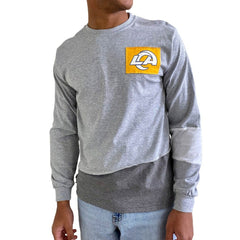 NFL Los Angeles Rams Refried Apparel Sustainable Angle Long Sleeve T-Shirt