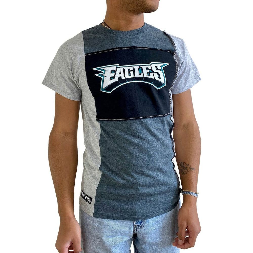NFL Philadelphia Eagles Refried Apparel Sustainable Split T-Shirt