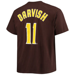 Yu Darvish San Diego Padres Big & Tall Name & Number T-Shirt - Brown