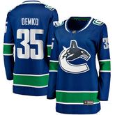 Thatcher Demko Vancouver Canucks Fanatics Women's Home Breakaway Jersey