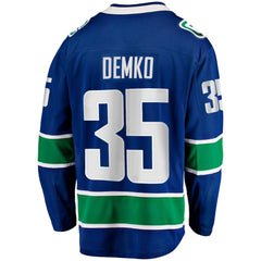 Thatcher Demko Vancouver Canucks Fanatics Home Breakaway Jersey