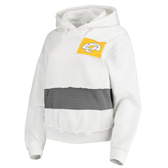 NFL Los Angeles Rams Refried Apparel Women's Sustainable Crop Dolman Pullover Hoodie