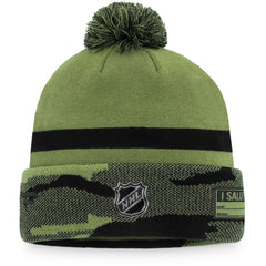 Washington Capitals Fanatics Military Appreciation Cuffed Knit Hat with Pom