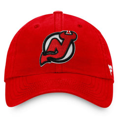 New Jersey Devils Fanatics Core Primary Logo Adjustable Hat