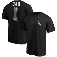 Chicago White Sox Number One Dad Team T-Shirt - Black