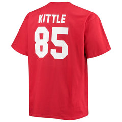 NFL San Francisco 49ers George Kittle Big & Tall Player Name & Number T-Shirt