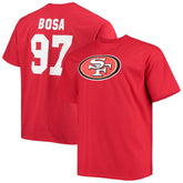 NFL San Francisco 49ers Nick Bosa Big & Tall Player Name & Number T-Shirt