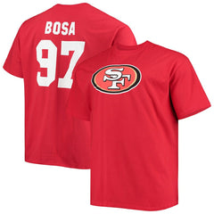 NFL San Francisco 49ers Nick Bosa Big & Tall Player Name & Number T-Shirt