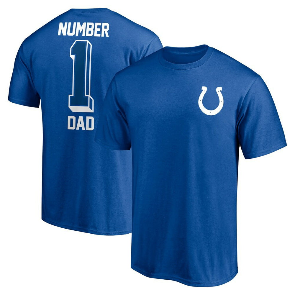 NFL Indianapolis Colts #1 Dad T-Shirt