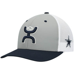 NFL Dallas Cowboys HOOey Tri-Color H Trucker Snapback Hat