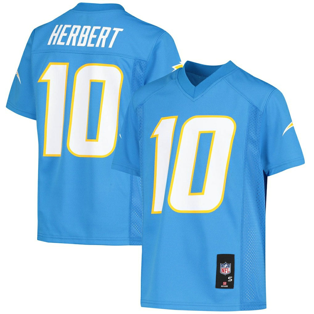 NFL Los Angeles Chargers Justin Herbert Youth Replica Player Jersey