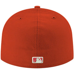 Colorado Rockies White Logo 59FIFTY Fitted Hat - Red | New Era