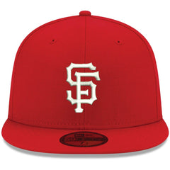 San Francisco Giants White Logo 59FIFTY Fitted Hat - Red | New Era