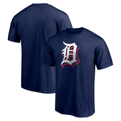 Detroit Tigers Red White and Team T-Shirt - Navy