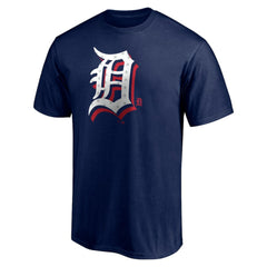 Detroit Tigers Red White and Team T-Shirt - Navy