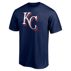 Kansas City Royals Red White and Team T-Shirt - Navy