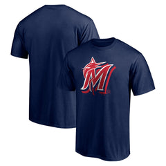 Miami Marlins Red White and Team T-Shirt - Navy