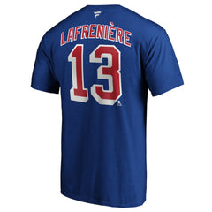 Alexis Lafreniere New York Rangers Fanatics Big & Tall Name & Number T-Shirt