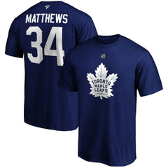 Auston Matthews Toronto Maple Leafs Fanatics Big & Tall Name & Number T-Shirt