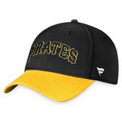 Pittsburgh Pirates Core Flex Hat - Black/Gold