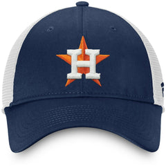 Houston Astros Team Core Unstructured Trucker Adjustable Hat - Navy/White