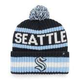 Seattle Kraken '47 Bering Cuffed Knit Hat with Pom