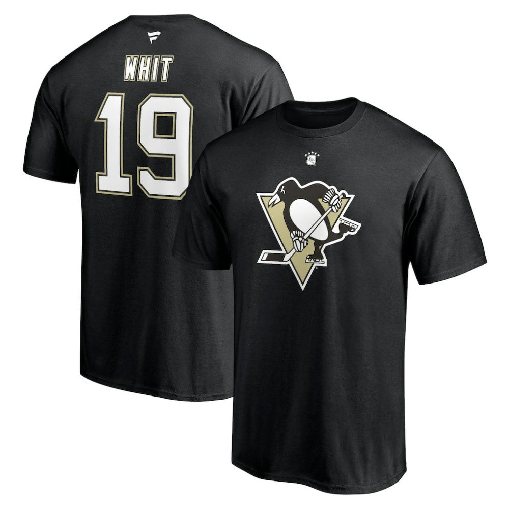 Ryan Whitney Pittsburgh Penguins Fanatics Authentic Stack Retired Player Nickname & Number T-Shirt