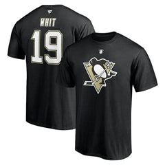 Ryan Whitney Pittsburgh Penguins Fanatics Authentic Stack Retired Player Nickname & Number T-Shirt