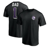 Sacramento Kings Number One Dad T-Shirt - Black cheap