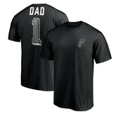 San Antonio Spurs Number One Dad T-Shirt - Black for sale
