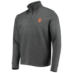 San Francisco Giants Vineyard Vines Saltwater Quarter-Zip Jacket - Charcoal