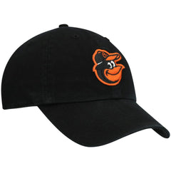 Baltimore Orioles Youth Team Logo Clean Up Adjustable Hat - Black | 47 brand