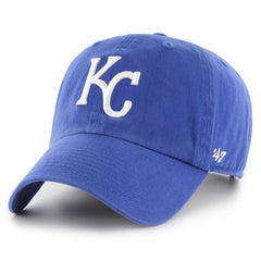 Kansas City Royals Youth Team Logo Clean Up Adjustable Hat - Royal | 47 brand