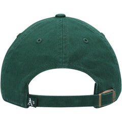 Athletics Youth Team Logo Clean Up Adjustable Hat - Green | 47 brand
