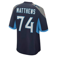 NFL Tennessee Titans Bruce Matthews Retired Player Jersey