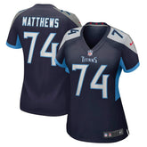 NFL Tennessee Titans Bruce Matthews Women's Retired Player Jersey