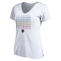 Florida Panthers Women's City Pride V-Neck T-Shirt