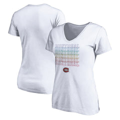 Montreal Canadiens Women's City Pride V-Neck T-Shirt