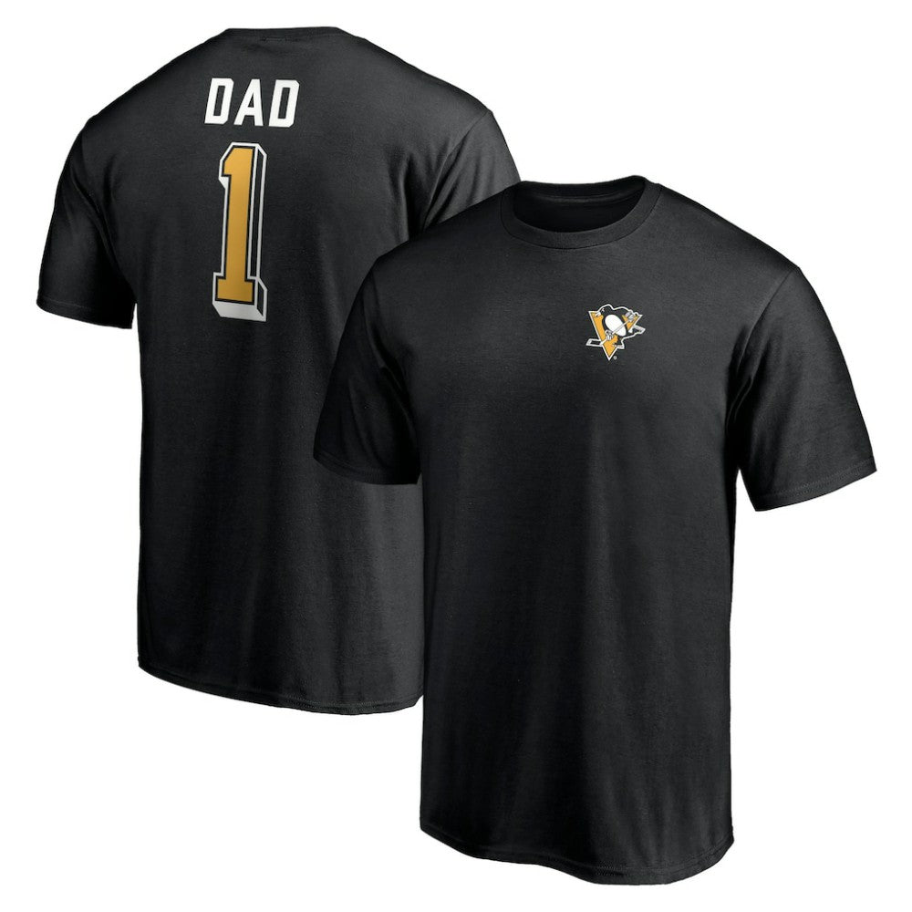 Pittsburgh Penguins Number One Dad Logo T-Shirt