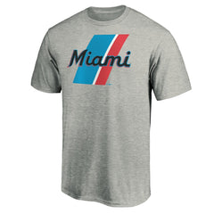 Miami Marlins Team Prep T-Shirt - Heathered Gray