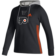 Philadelphia Flyers adidas Women's Skate Lace AEROREADY Pullover Hoodie