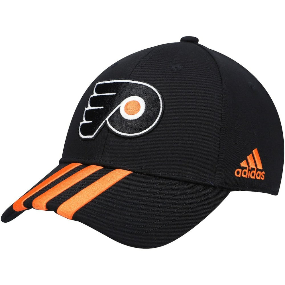 Philadelphia Flyers adidas Locker Room Three Stripe Adjustable Hat